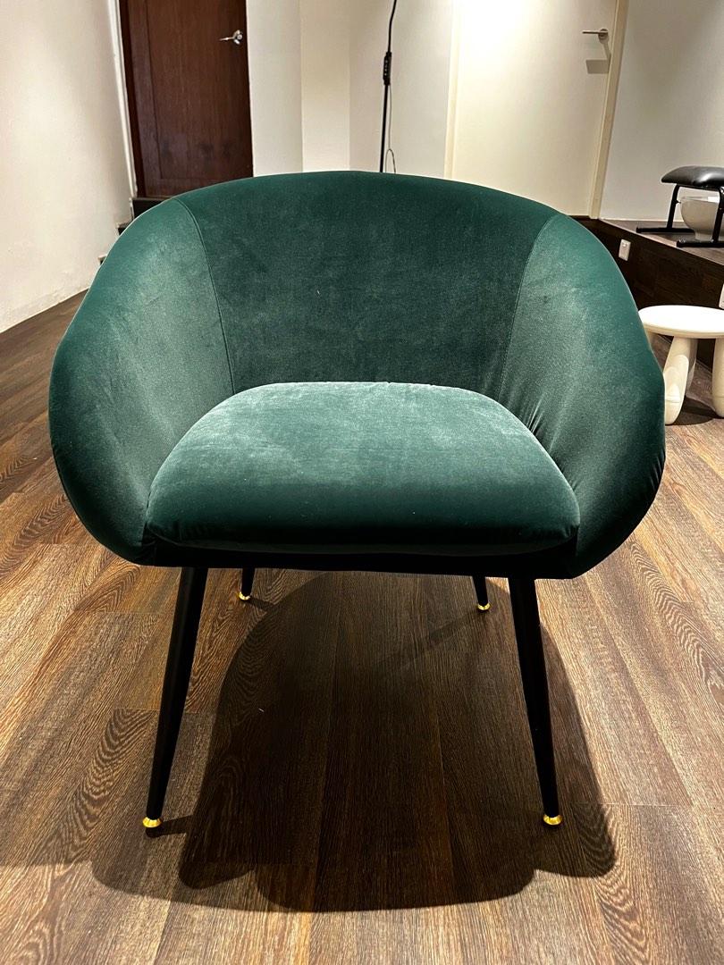 Elegant Velvet Chairs x4, Furniture & Home Living, Furniture, Chairs on Carousell