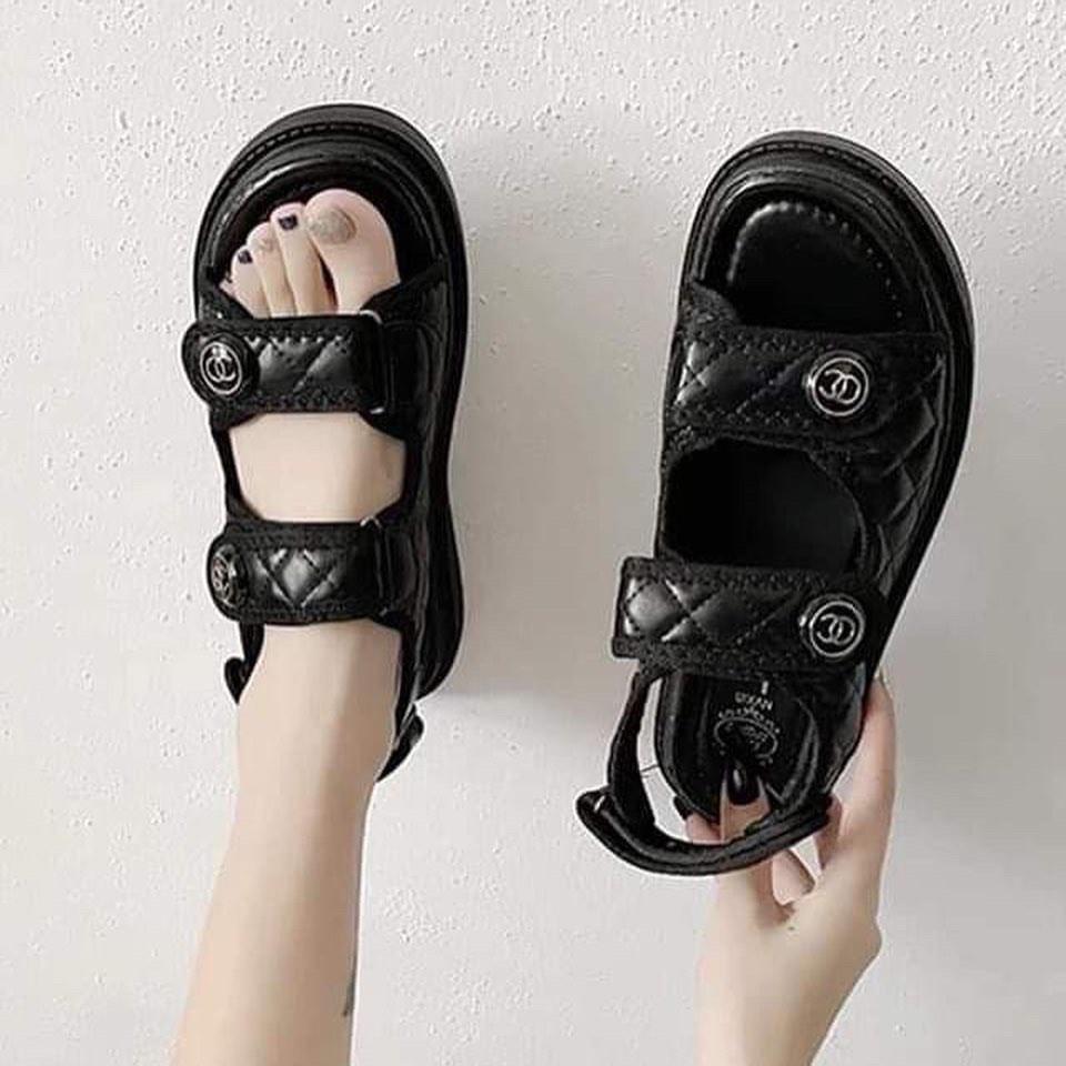 2 inch black wedge sandals clearance