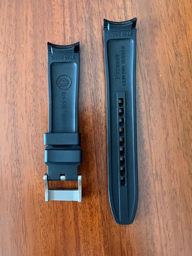 Everest Band for Rolex, 20mm tang buckle, Men's Fashion, Watches