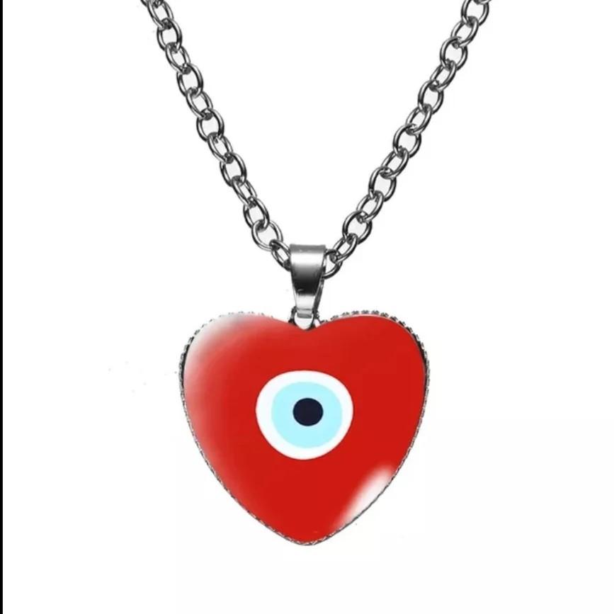 Red eye necklace sale