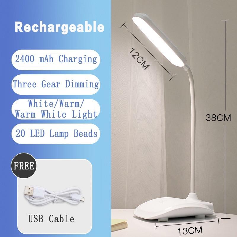 Eye Protection LED Desk Lamp USB Plugin Foldable Desk Lamp Touch Study