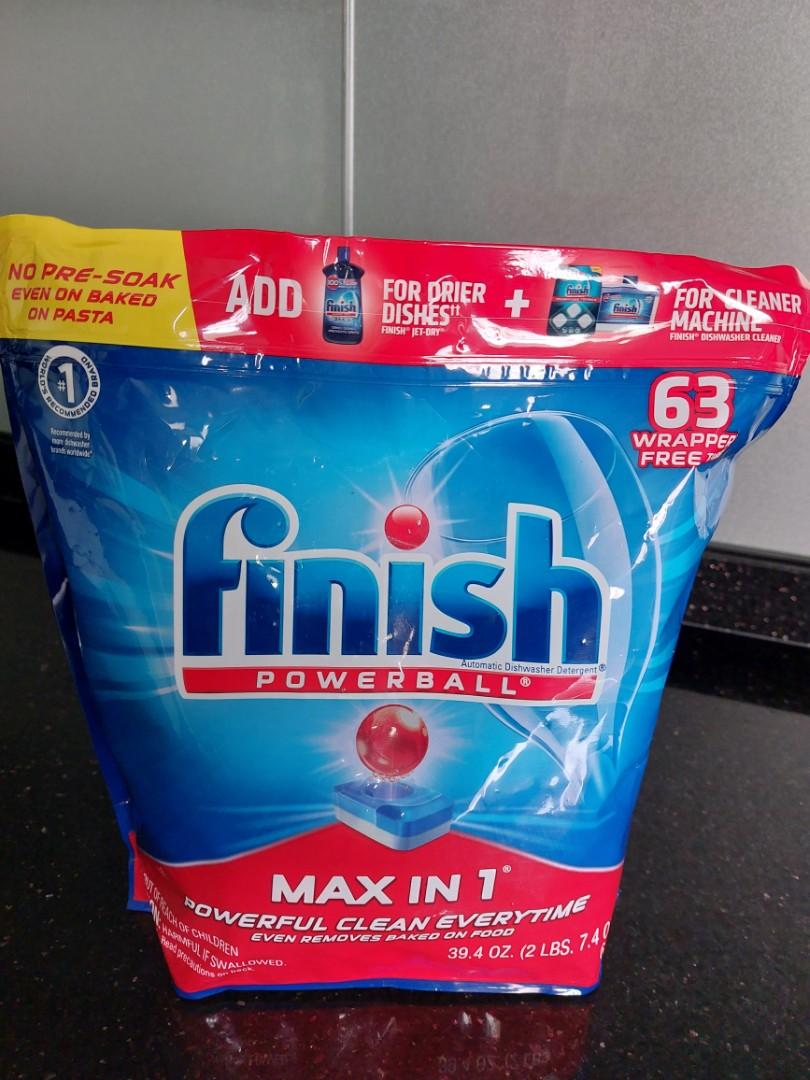 Finish dishwasher tablets, Furniture & Home Living, Cleaning & Homecare