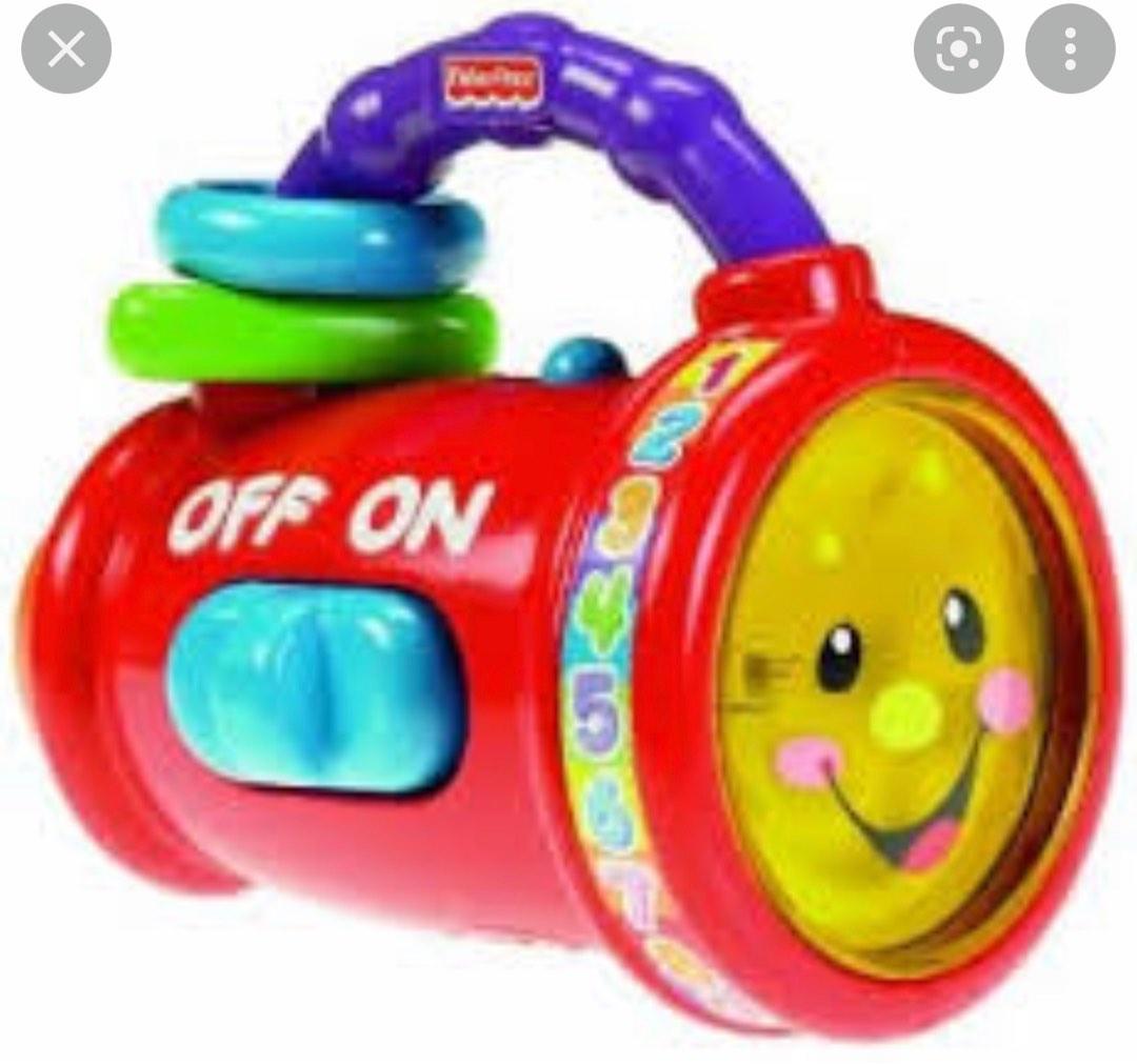 Fisher Price Musical Torch Light Flash light Fun Toy Battery Operated