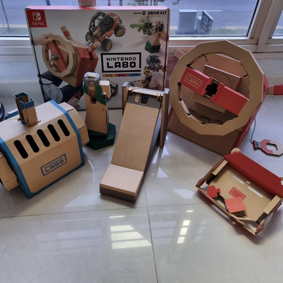 Free Giveaway Nintendo Switch Labo Drive Kit Cardboard Toy