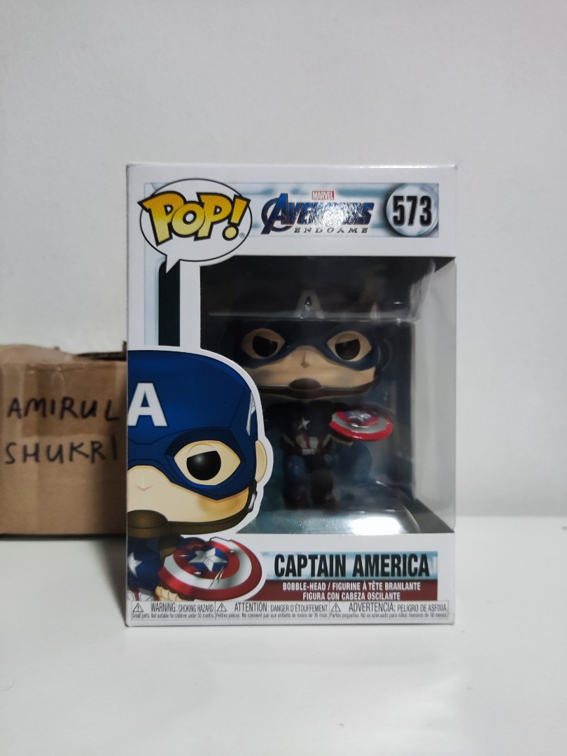 Funko Pop! Avengers: Endgame CAPTAIN AMERICA #573 with Shield