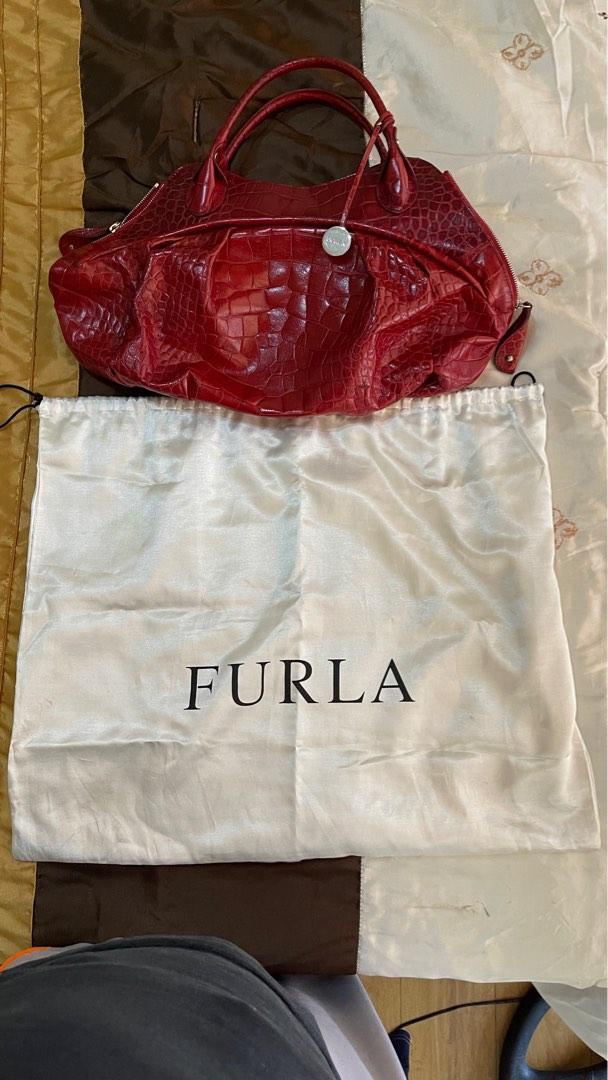 Furla Red Crocodile Bag Original (Category: Luxury Bags & Wallets) located in Taguig. Submitted by padaba (Listing ID 1184161850, Image 3). Description: Barely used, stored with care, please check all pictures, OR BY REQUEST, I CAN SEND YOU HIGH QUALITY Pictures or videos... PM me! Thank you for viewing my ad A little bit negotiable just be kind..