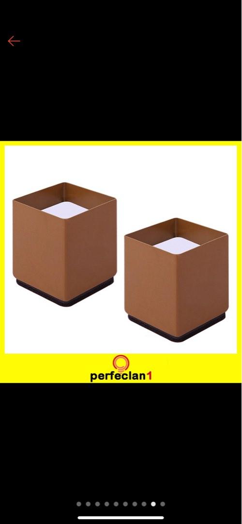 Furniture height extender brown metal, Furniture & Home Living, Furniture, Other Home Furniture