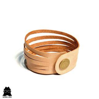 Gelang Kulit Asli Multi Layer Bracelet