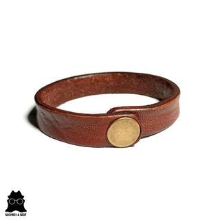 Gelang Kulit Asli Vintage Leather Bracelet