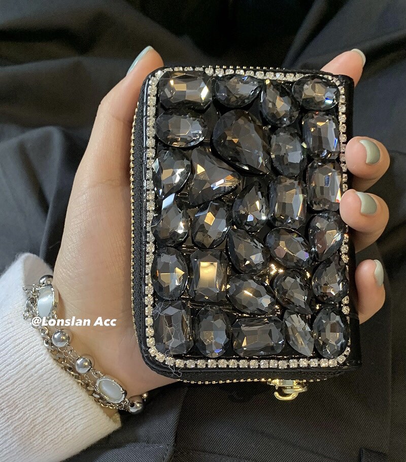 Geraldine Bling Card Holder, Women's Fashion, Bags & Wallets, Wallets