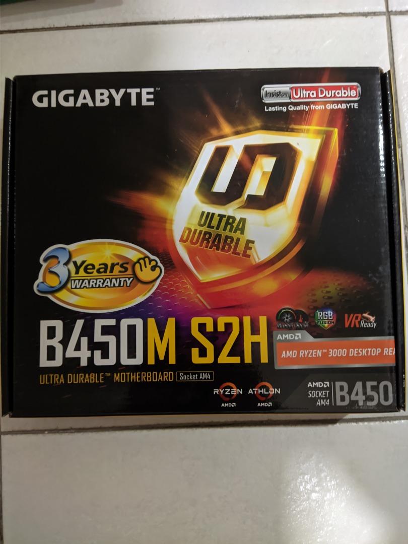 Gigabyte b450m s2h clearance ryzen 3000