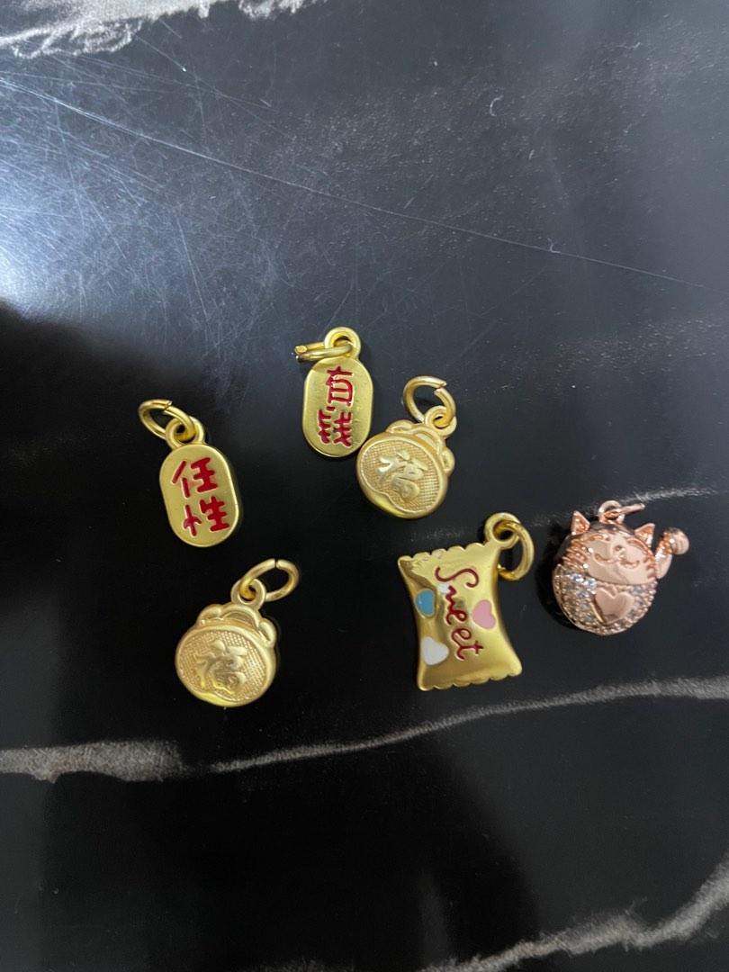 Gold plated charms for bracelets new arrivals