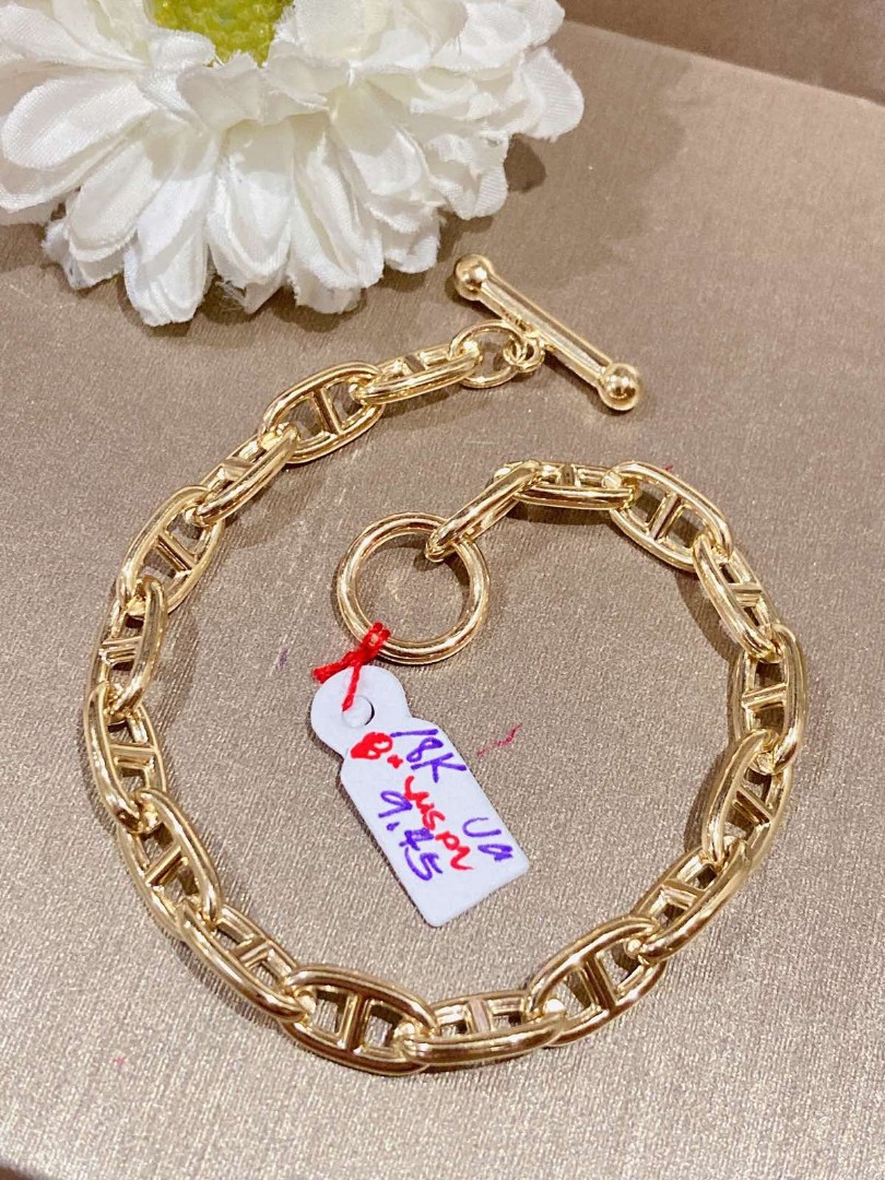 Gucci Chain Bracelet k18 jg Women s Fashion Jewelry Organizers Bracelets on Carousell