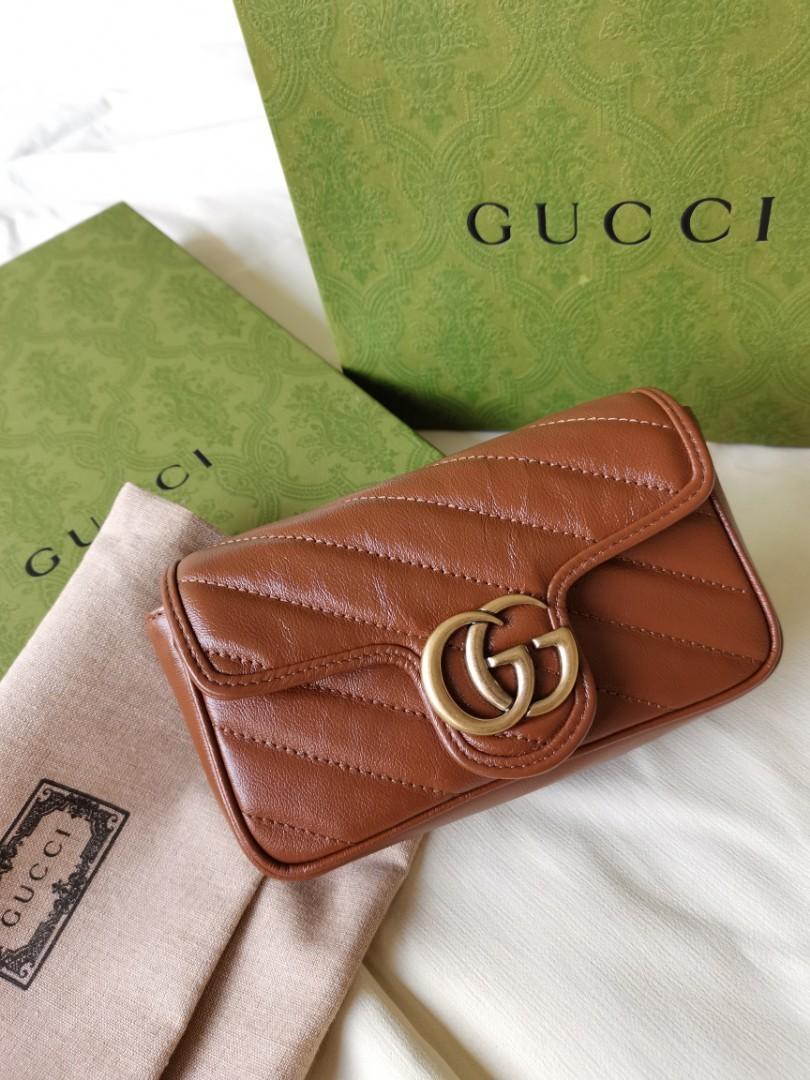Super mini gg best sale marmont 2.0 leather bag