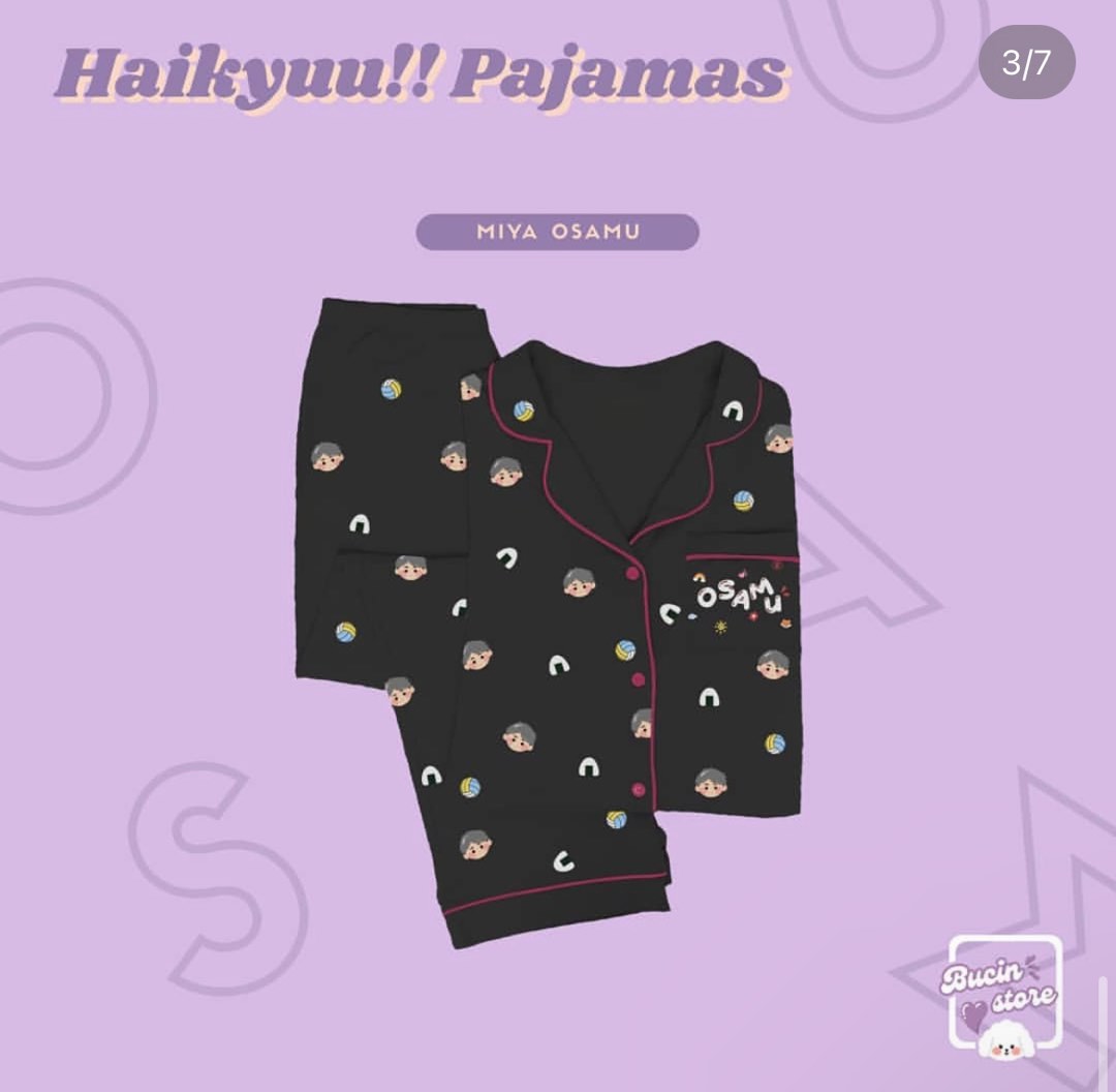 haikyuu pajama set