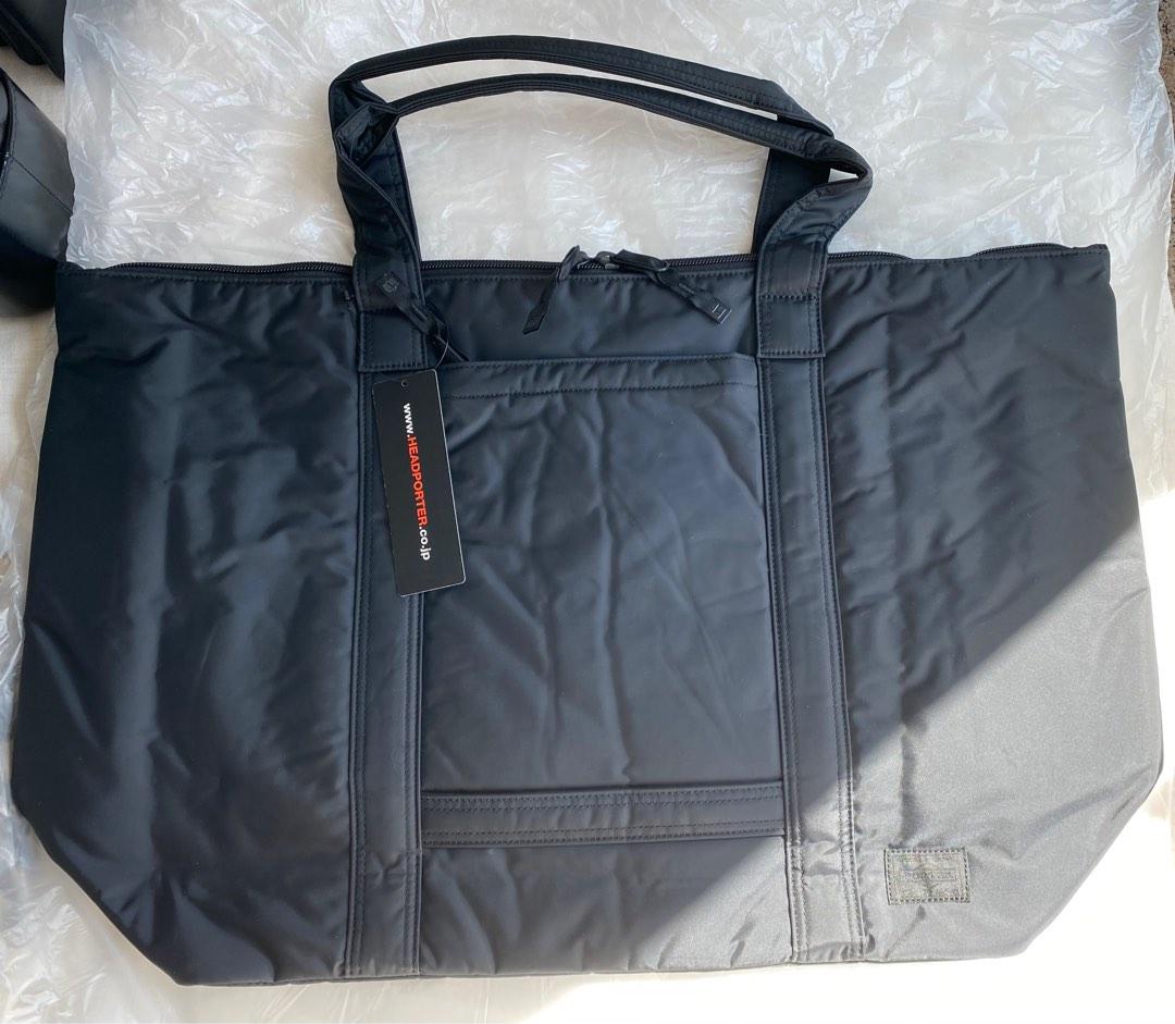 Head porter black beauty top tote bag