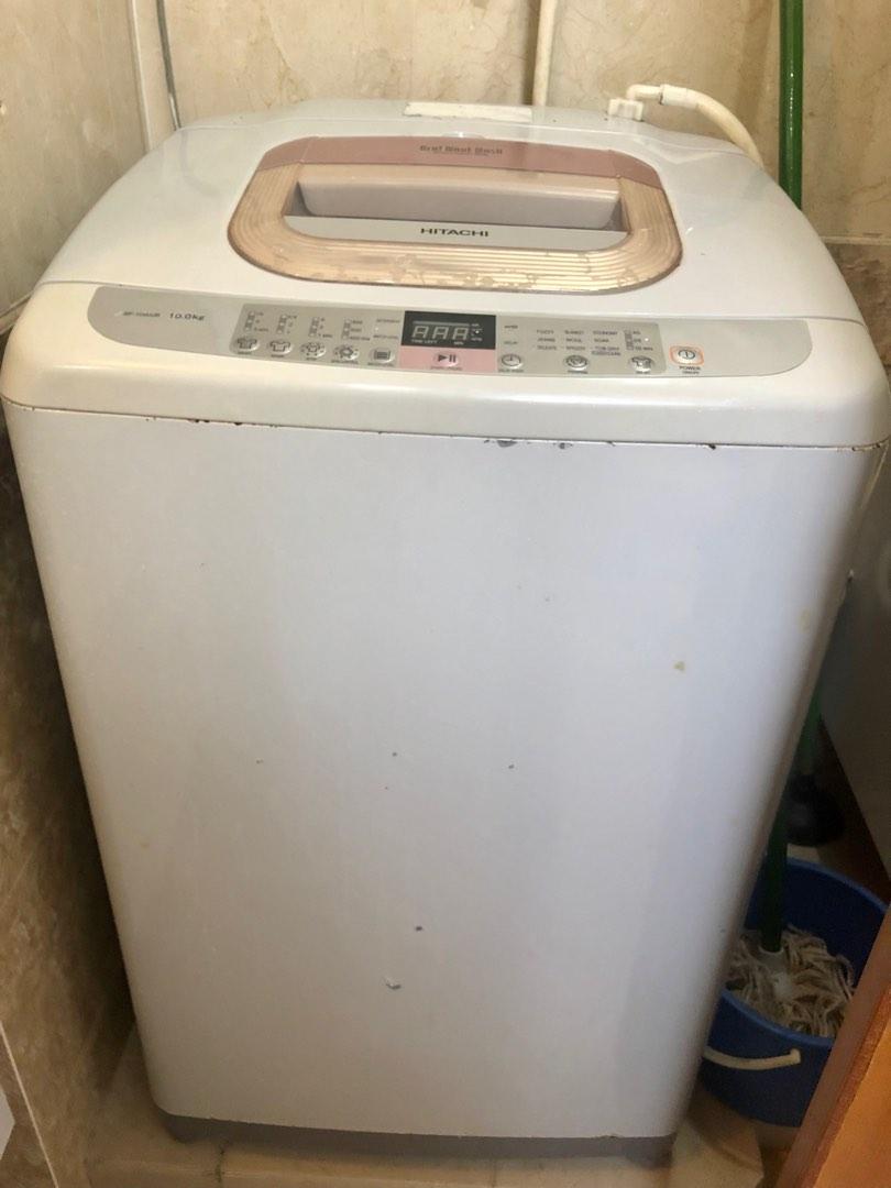 Hitachi top loader washer, 10 kg, TV & Home Appliances, Washing