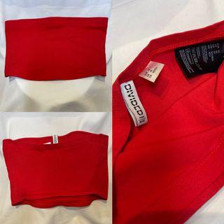 H&M Breast Top XS Red [ kemben ]