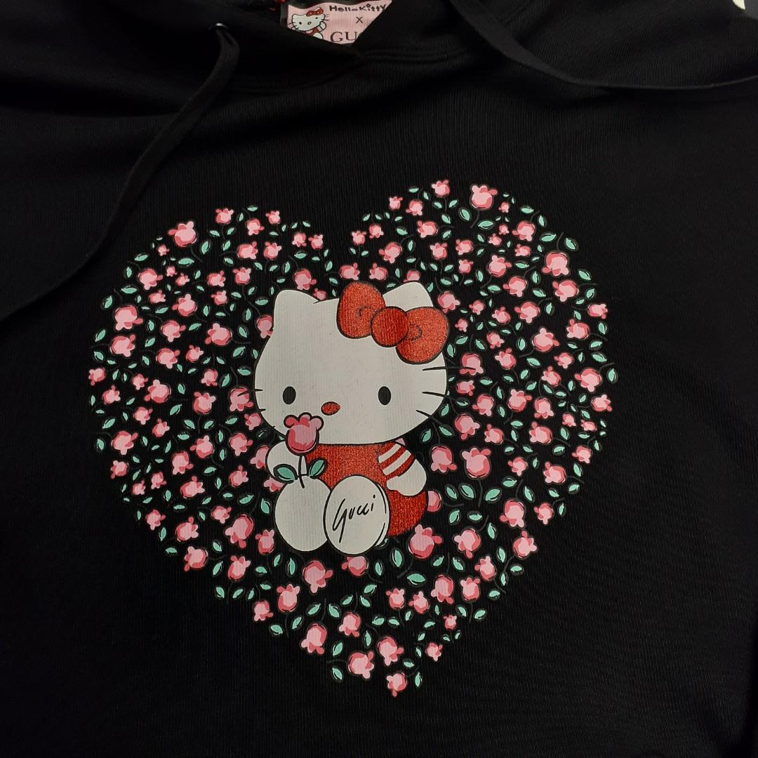 Hello Kitty x #Gucci Hoodie Cotton, Women's Fashion, Coats, Jackets and  Outerwear on Carousell