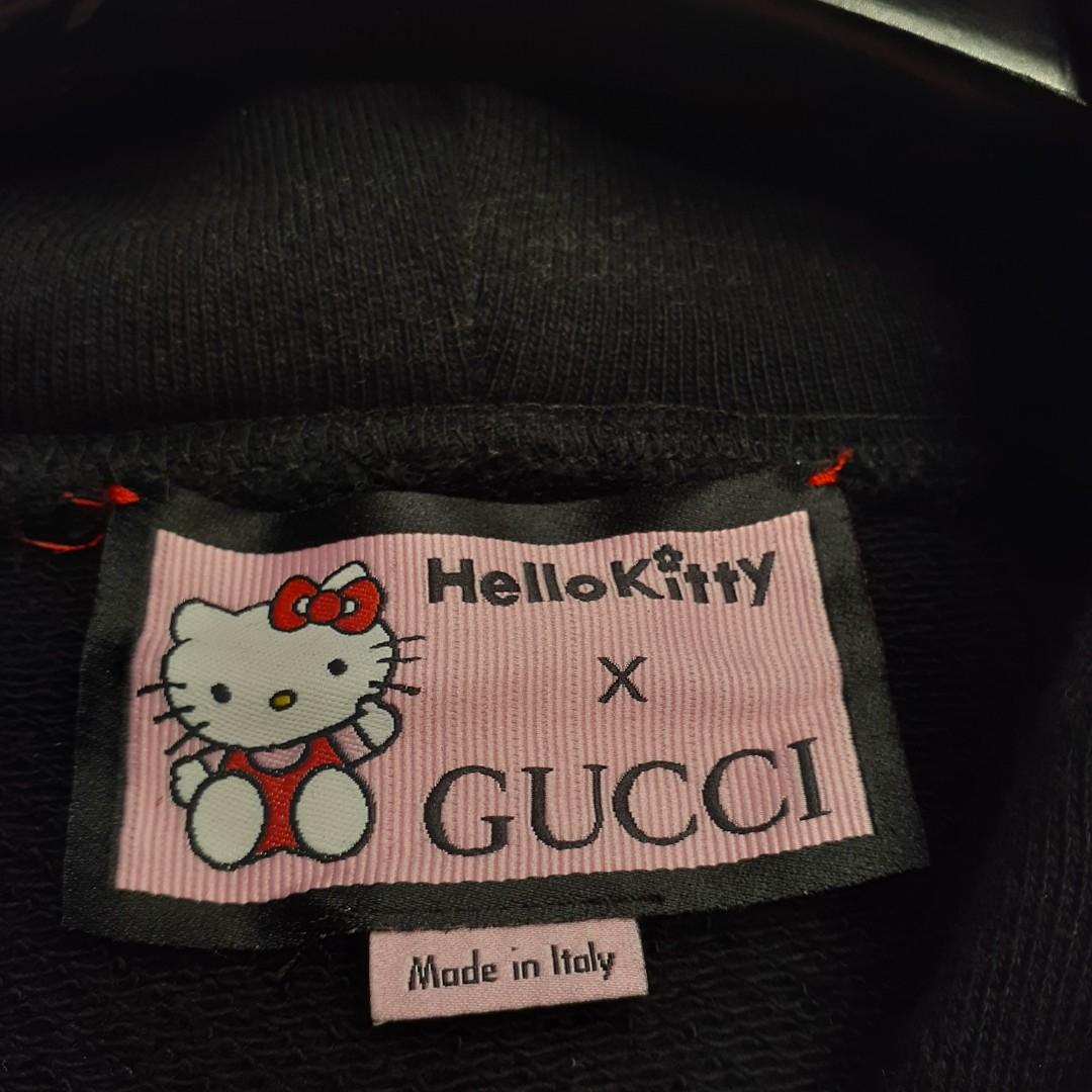 Hello Kitty x #Gucci Hoodie Cotton, Women's Fashion, Coats, Jackets and  Outerwear on Carousell