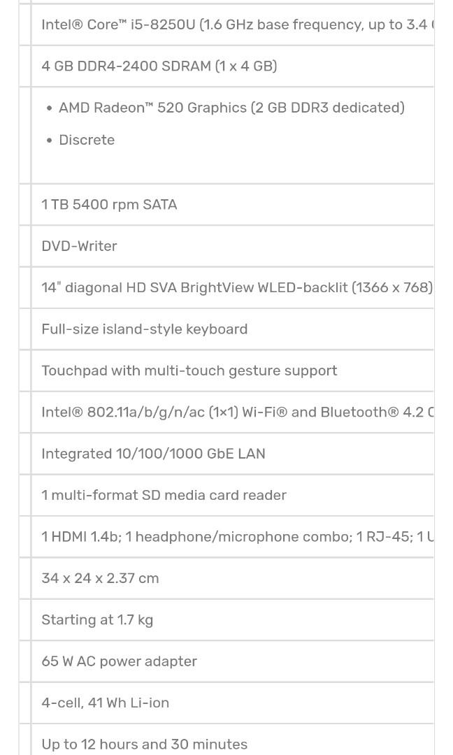 hp-laptop-i5-8th-gen-8gb-ram-computers-tech-laptops-notebooks-on