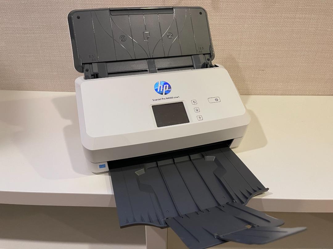 (雙11特賣) HP ScanJet Pro N4000 snw1 饋紙式掃描器, 電腦及科技產品, 印表機及影印機在旋轉拍賣