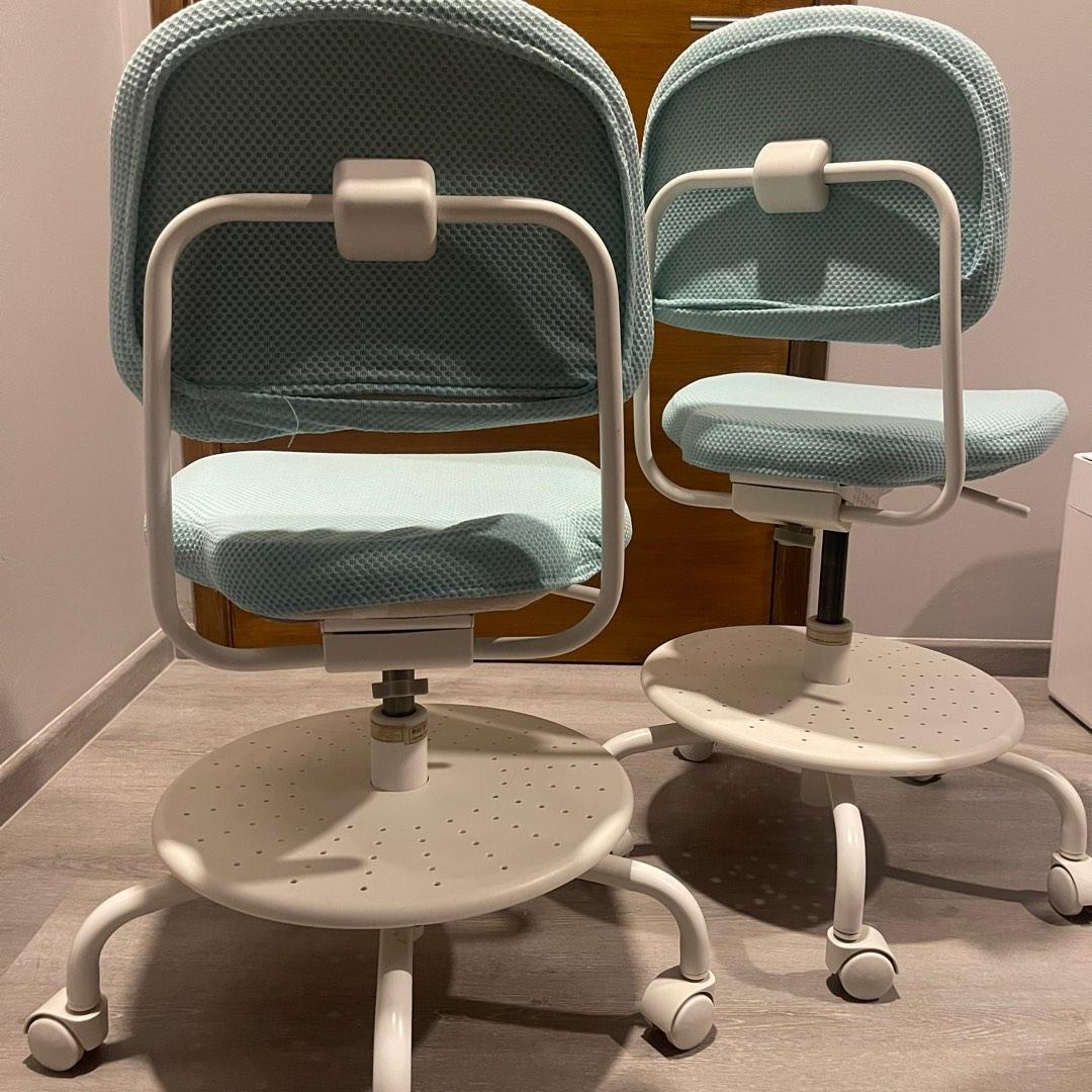 IKEA VIMUND Children's desk chair x 2, Furniture & Home Living