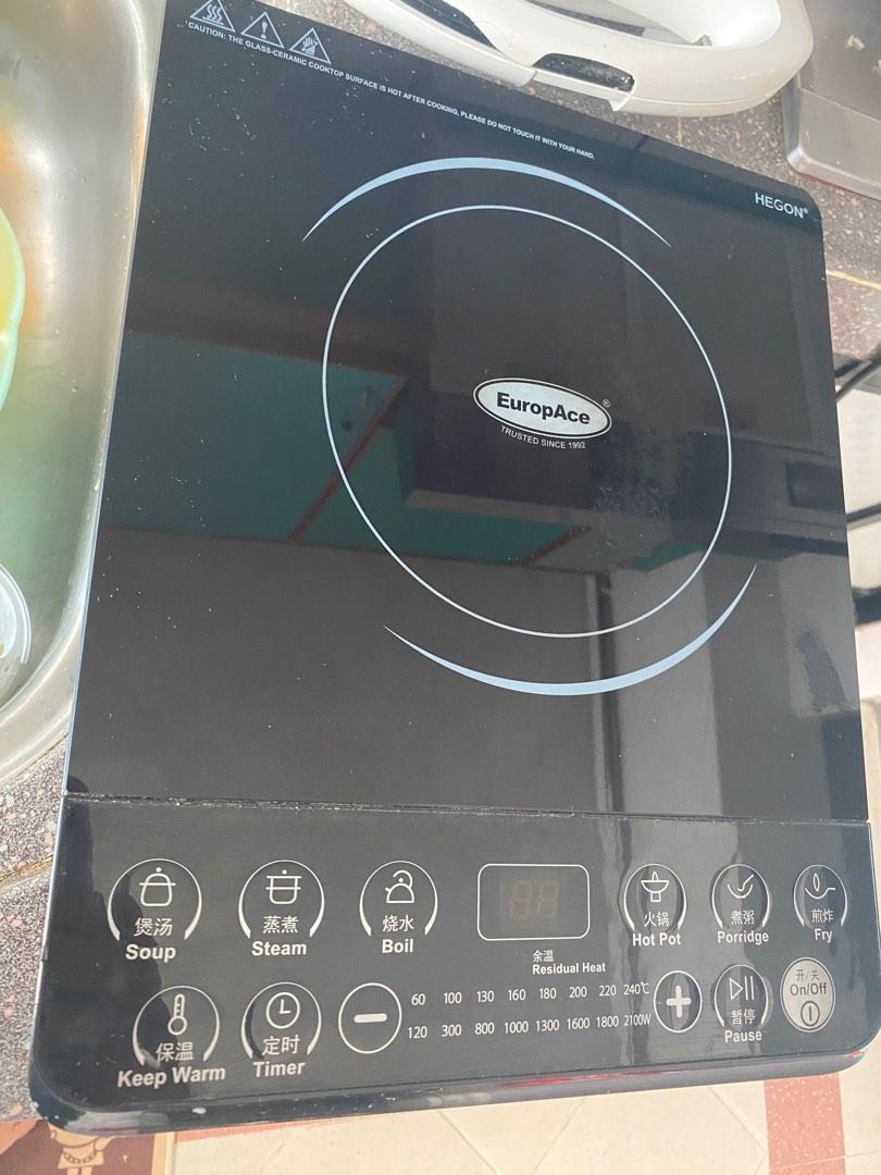 Induction cooker electric EuropAce, TV & Home Appliances, Kitchen