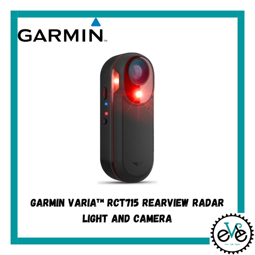 GARMIN VARIA RCT715 - Caméra Recul & Feu Arrière Pour Vélo - GPS - Occasion Bon État