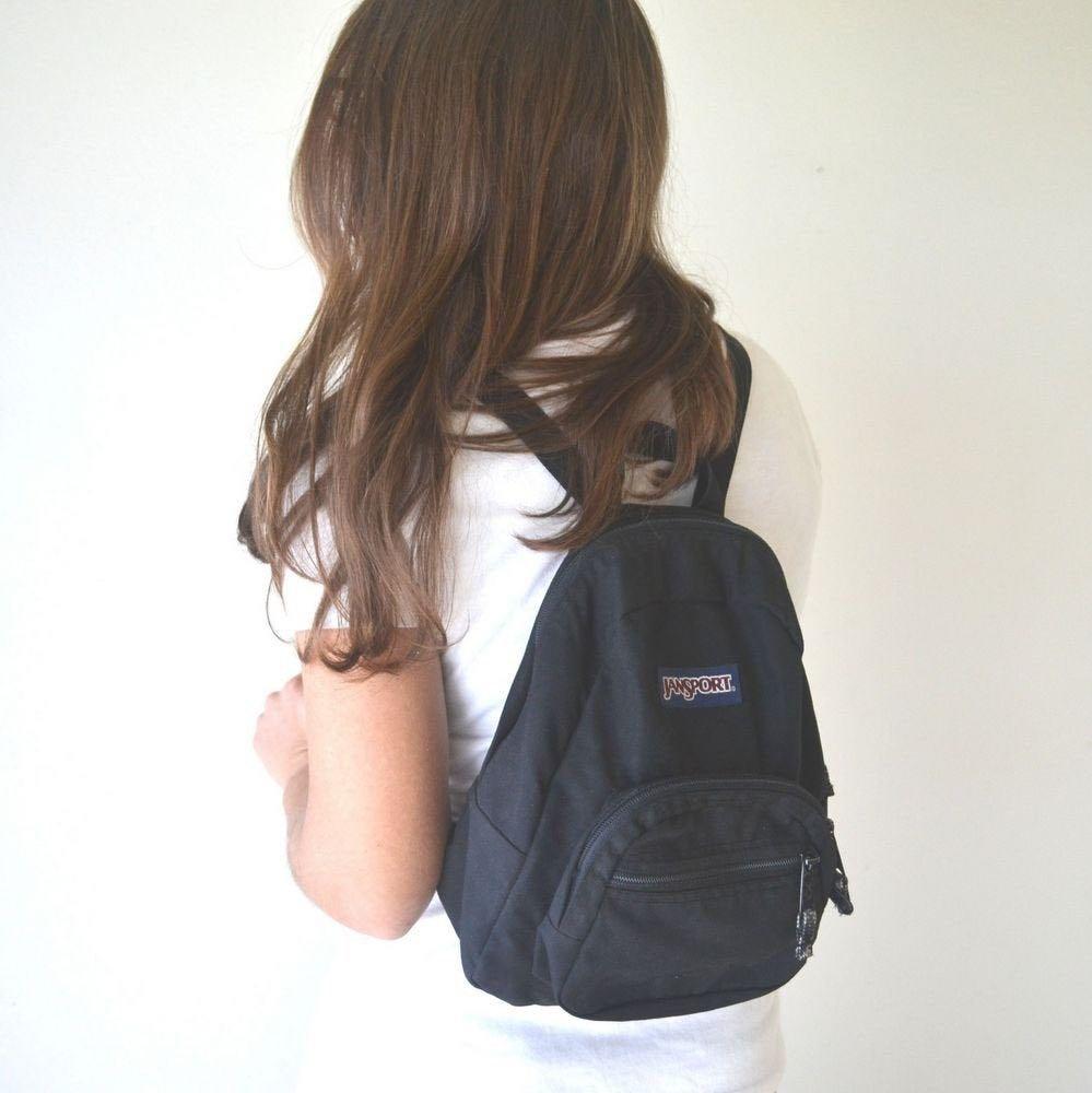 Mini black sales jansport backpack