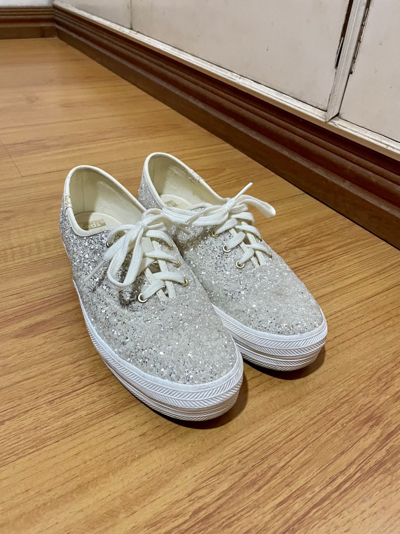 Keds kate spade triple hotsell glitter