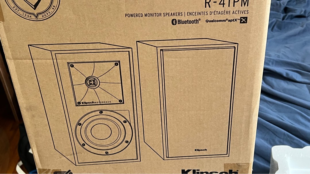 Klipsch R41 Powered Monitor Speakers, Audio, Soundbars, Speakers