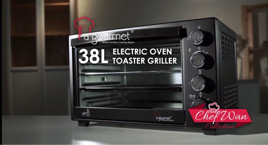 La Gourmet 38L Electric Oven Toaster Griller, TV & Home Appliances