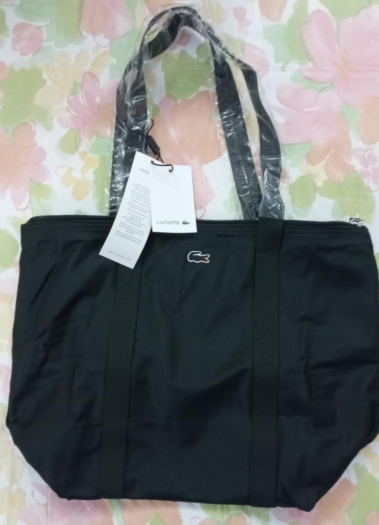 Lacoste nylon tote Outlet