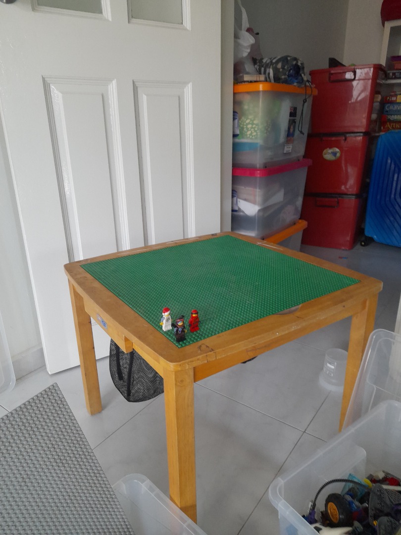 Lego table with draws Hobbies Toys Toys Games on Carousell