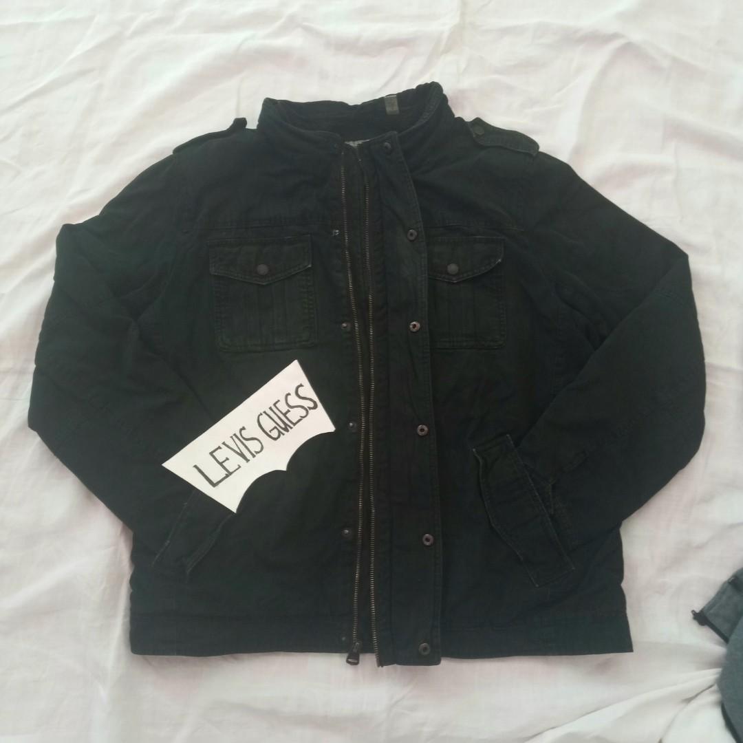 LEVIS ARMY DENIM JACKET, Men's Fashion, Coats, Jackets and Outerwear on