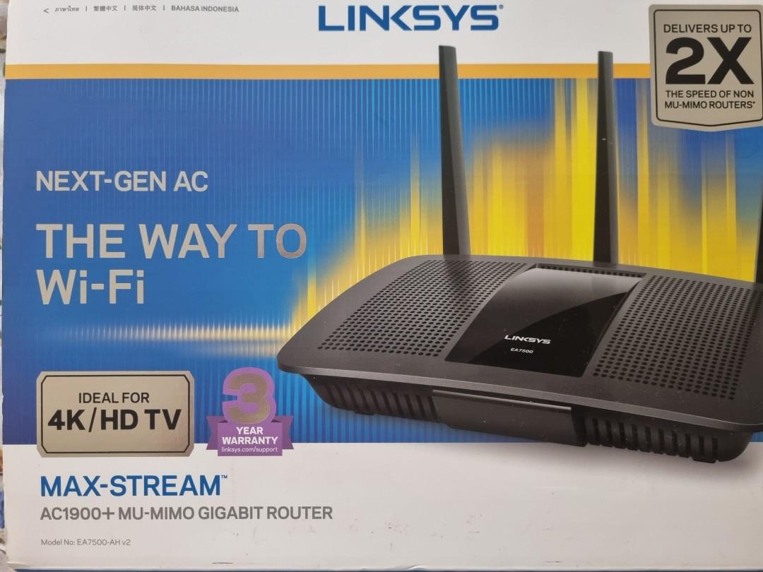 Linksys wireless router, Computers & Tech, Parts & Accessories