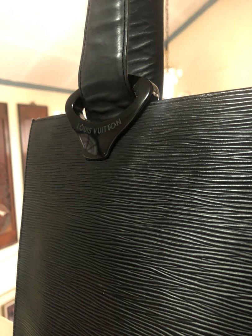 Louis Vuitton Louis Vuitton Jemo Black Epi Leather Shoulder Tote Bag