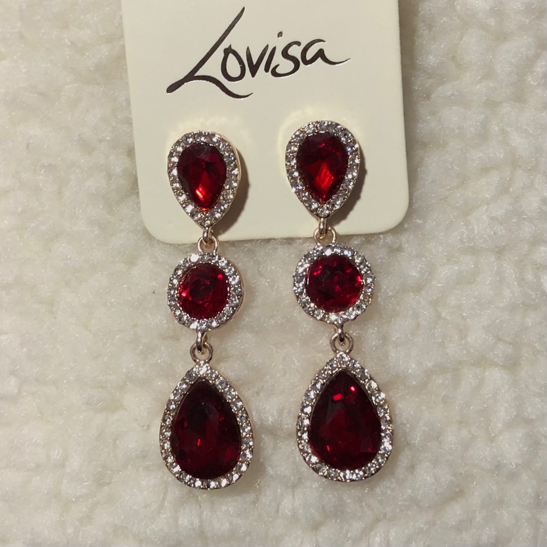 Red Cloud Earrings - Lovisa