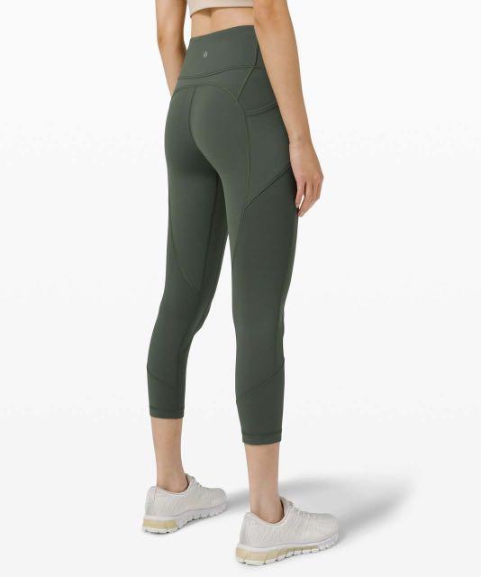Lululemon All The Right Places 23” in Smoked Spruce, Women's Fashion,  Activewear on Carousell