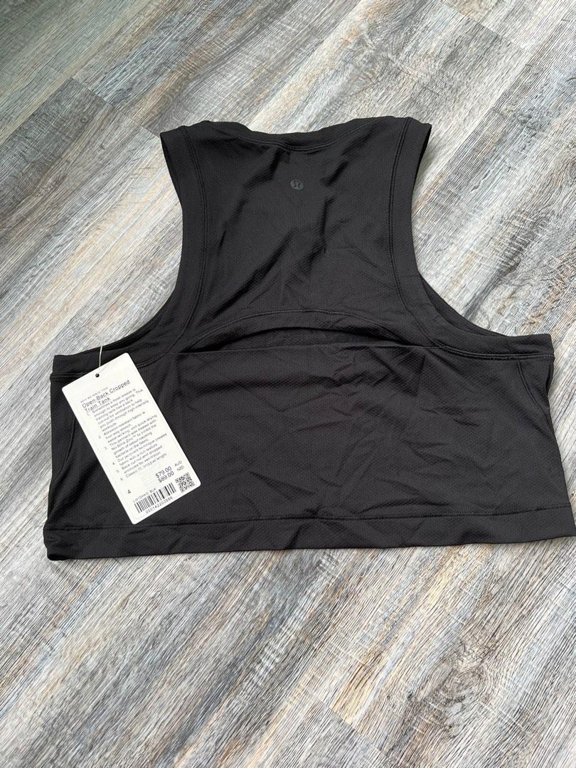 Open-Back Cropped Train Tank