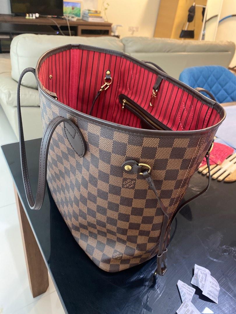 LV neverfull (authentic) with box and receipt, Women's Fashion, Bags