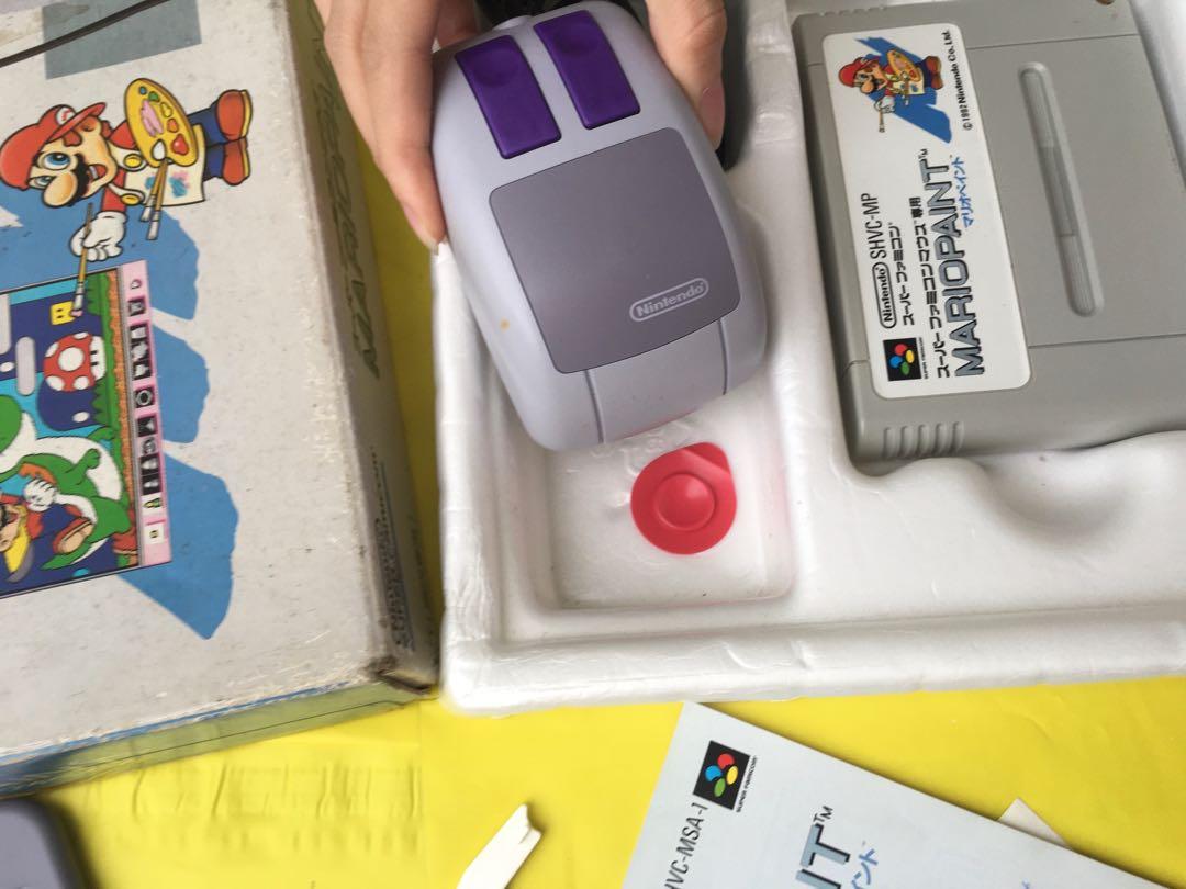 Mario Paint Super Complete in Box, Video Gaming, Video Games