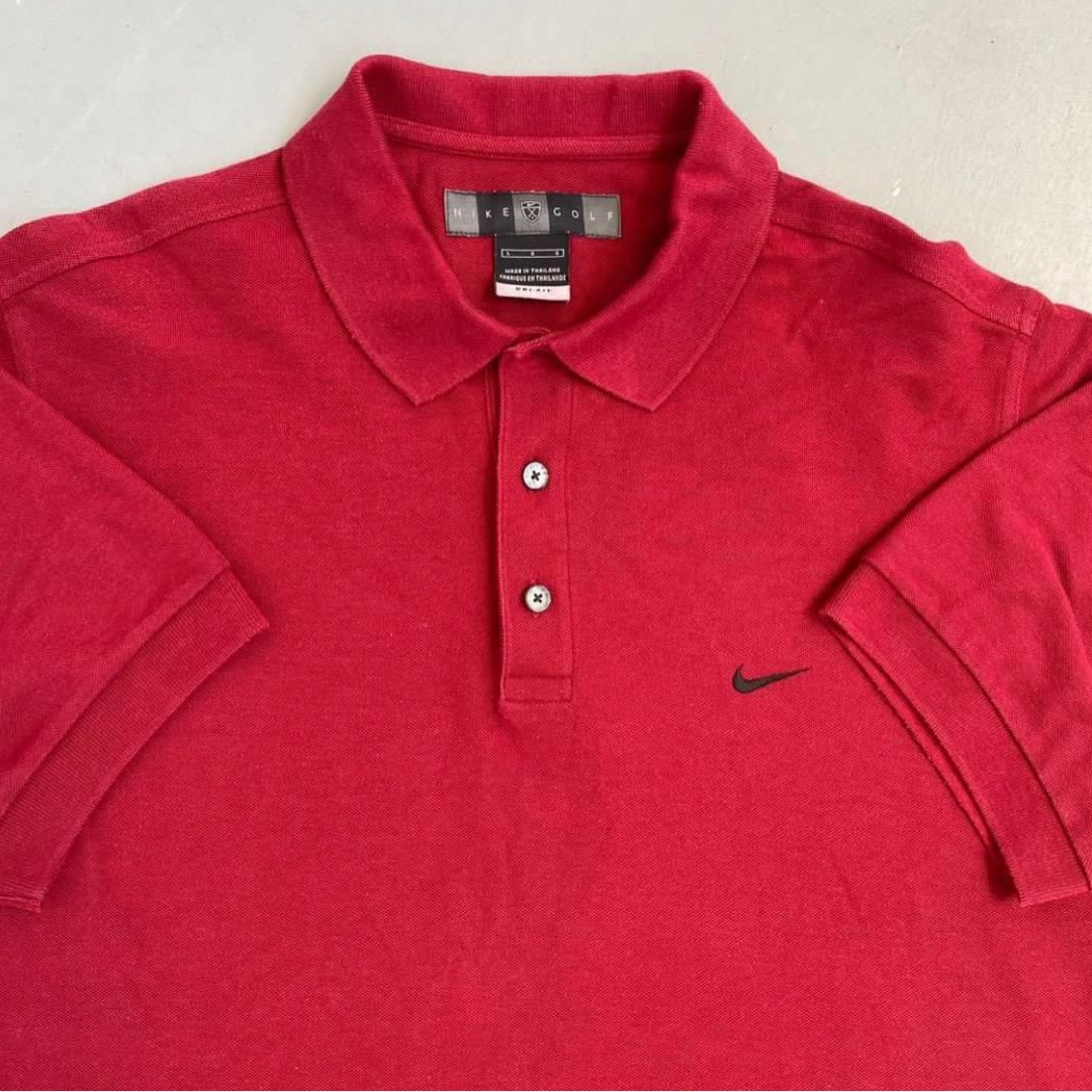 Maroon top nike polo