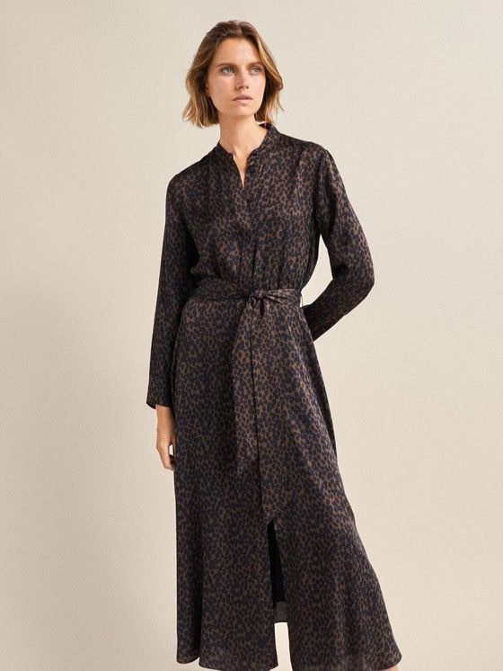 Massimo dutti best sale leopard dress