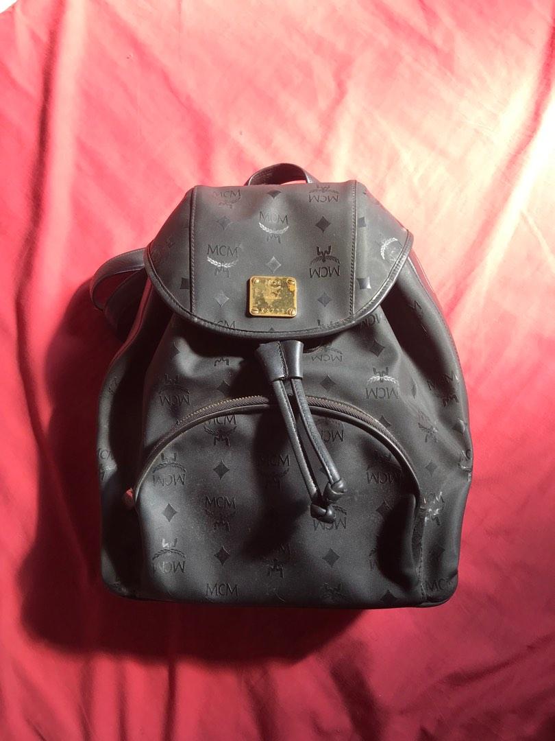 MCM Backpack Germany (Category: Luxury Bags & Wallets) located in San Carlos. Submitted by LFTMGRMNT.PH (Listing ID 1184088245, Image 1). Description: MCM GERMANY BACKPACK RANK AB-A PATENT LEATHER GOLD HARDWARE SOME HARDWARE ARE FADED TO TO ITS AGE NO RUBS, NO OPEN PIPING IN GREAT CONDITION INCLUSION: DUSTBAG 5500+SF .