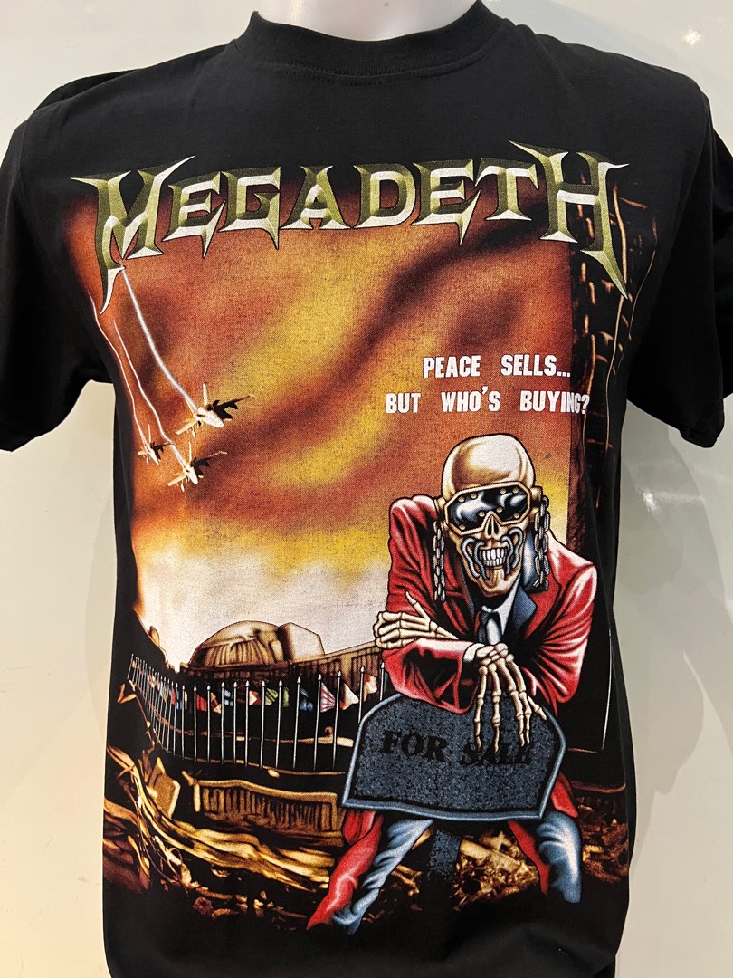 Megadeth peace sells rock t shirt