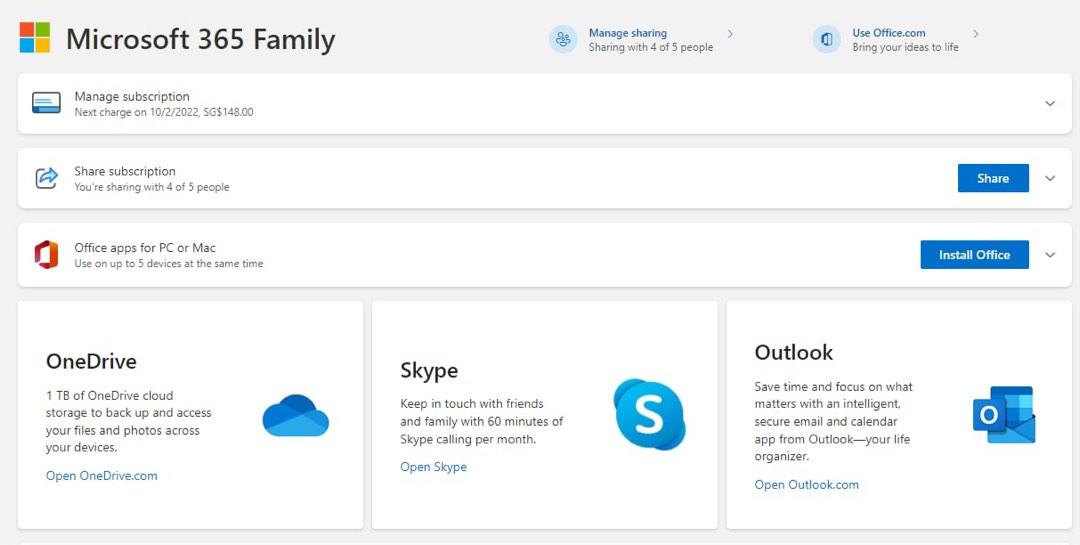 [1 SLOT] Microsoft 365 Subscription - 1 Year (includes MS Office and ...