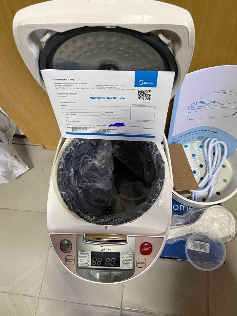 Midea Rice Cooker 1.0L 6000 Series, TV & Home Appliances, Kitchen