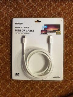 Miniso Male To Male Mini DP Cable New